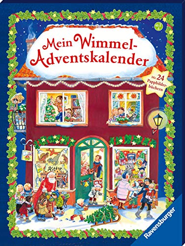 Mein Wimmel-Adventskalender: Mit 24 Pappbilderbüchern