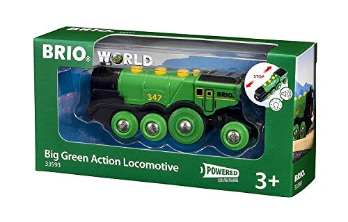 BRIO World Grüner Gustav Batterie-Lokomotive
